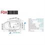 Asymetrická vana FOX 1600x900 L/P + Nohy k vaně ZDARMA