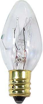 Žárovka čirá svíčková 230V/10W E12,rozm.23x55mm