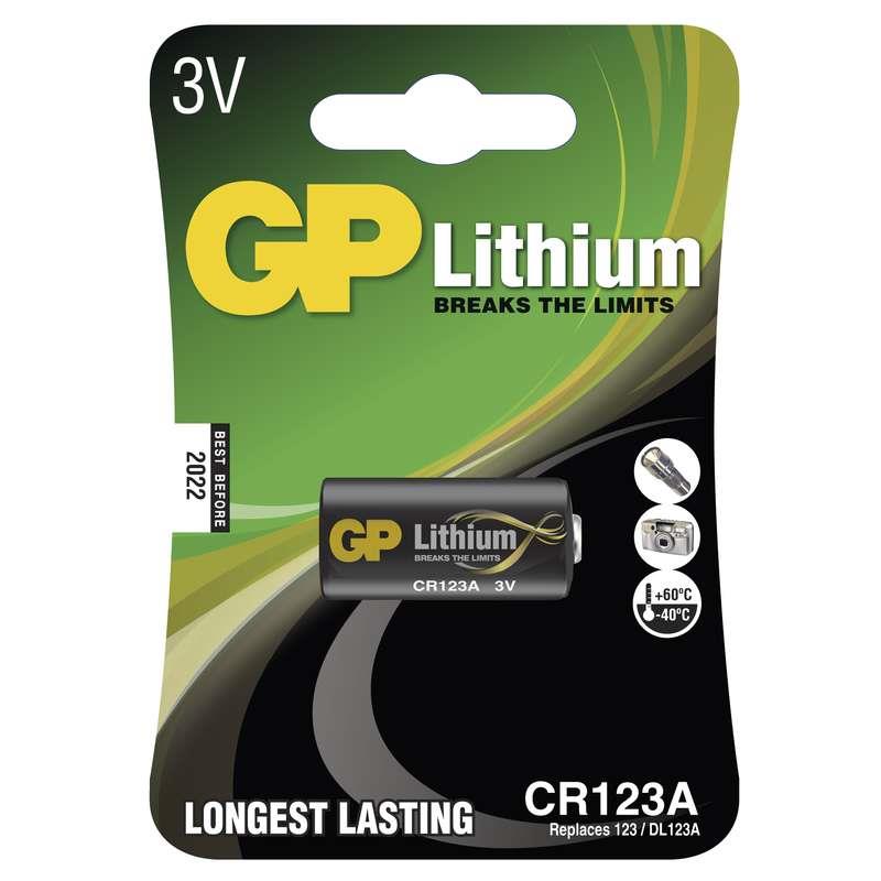 Baterie GP CR123A 3V lithiová