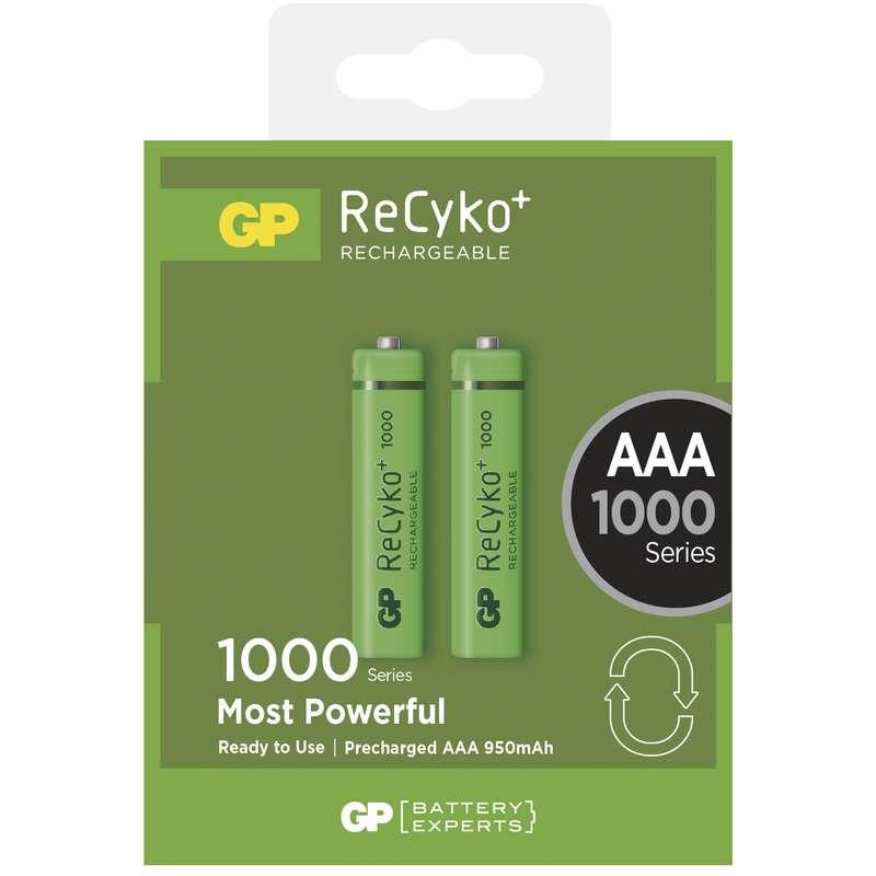 Nabíjecí baterie GP ReCyko+ 1000 HR03 (AAA), krabička